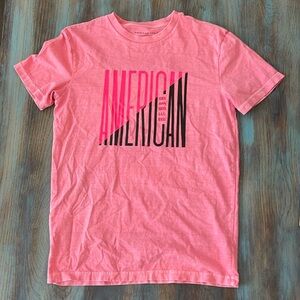 American eagle tee pink XS